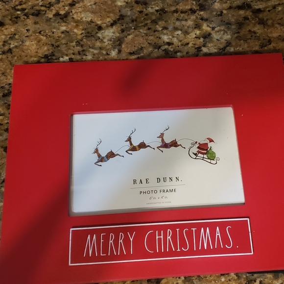 Rae Dunn Merry Christmas frame